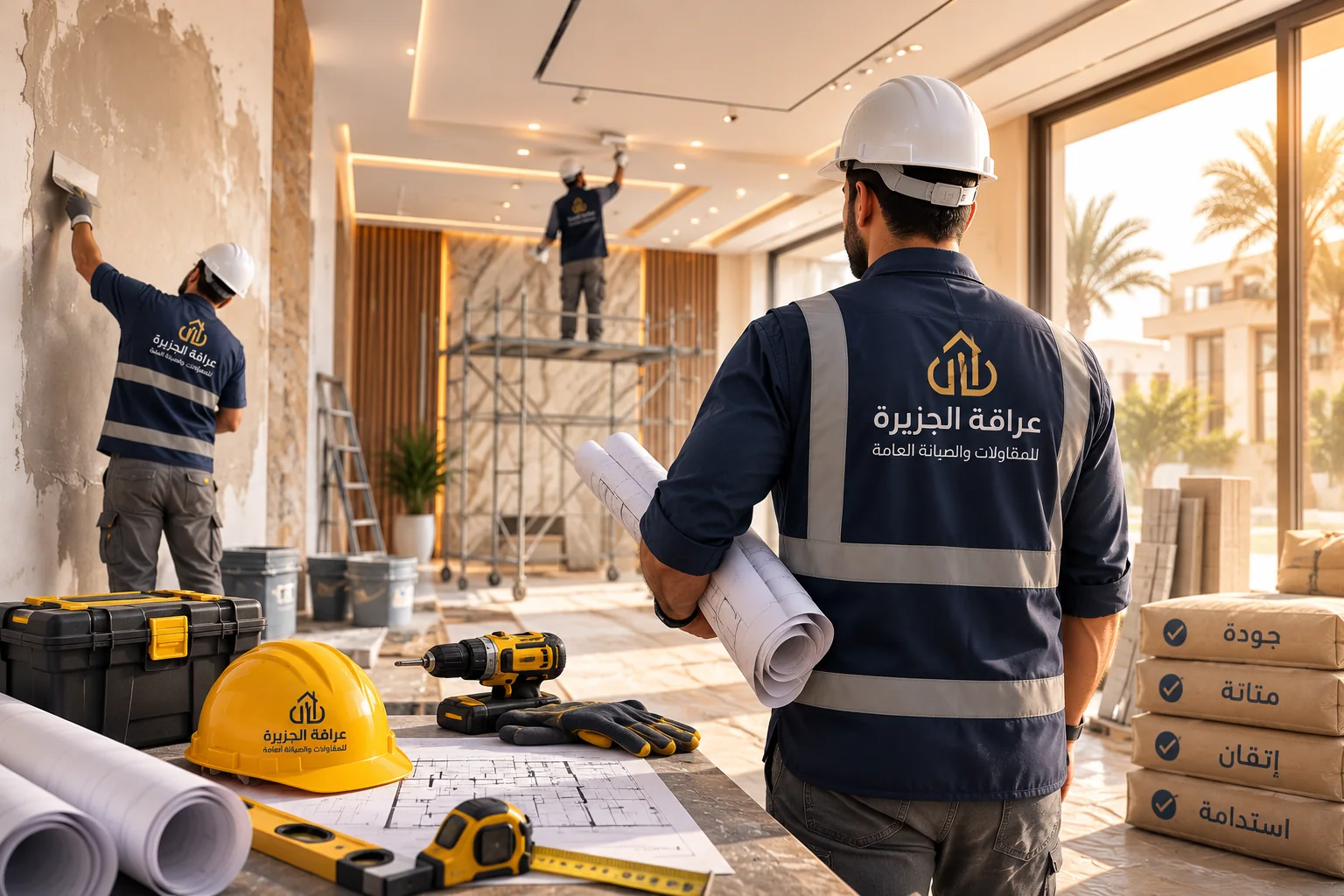 أعمال ترميم وتجديد داخلي
